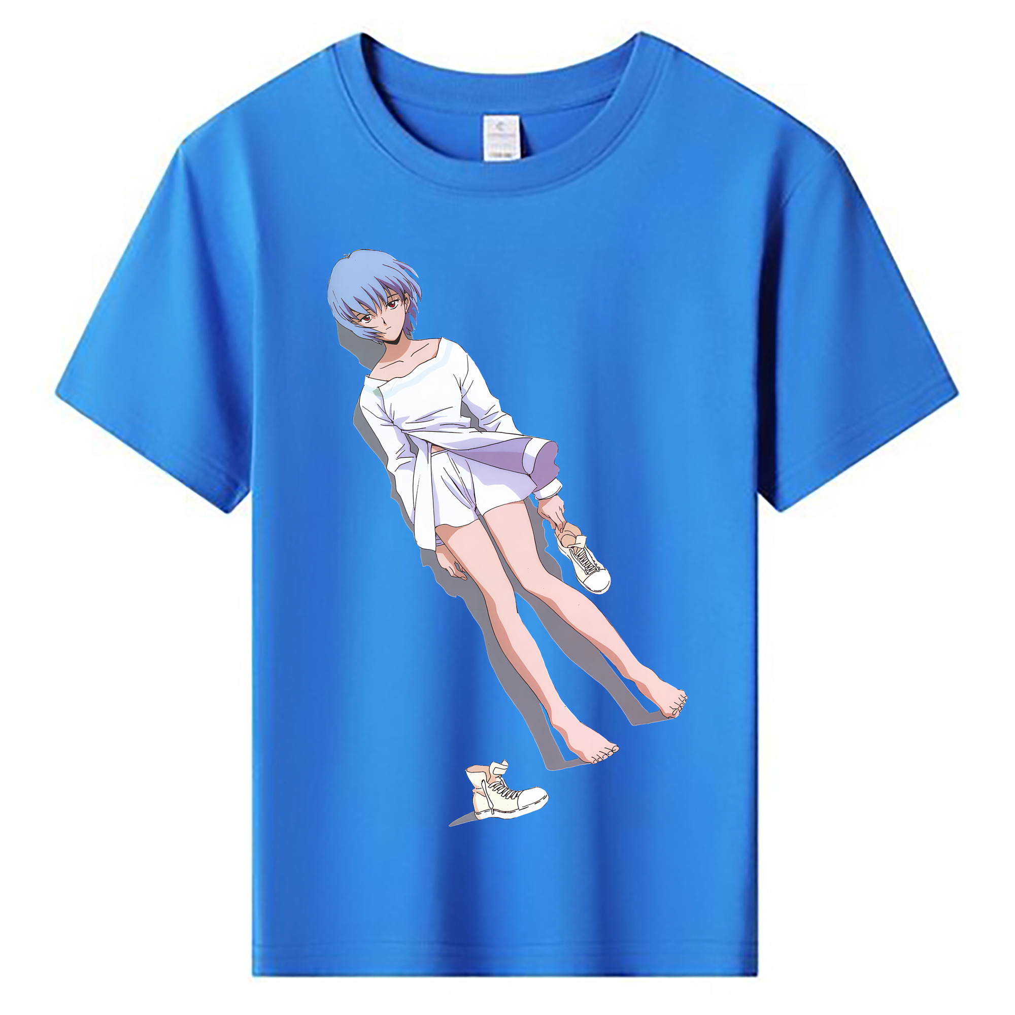 （画像用） EVA 新世紀エヴァンゲリオン 綿100％キッズTシャツ（フロントプリント）